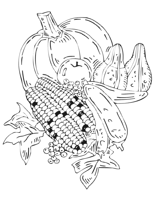 Plansa de colorat cu Toamna 169 78